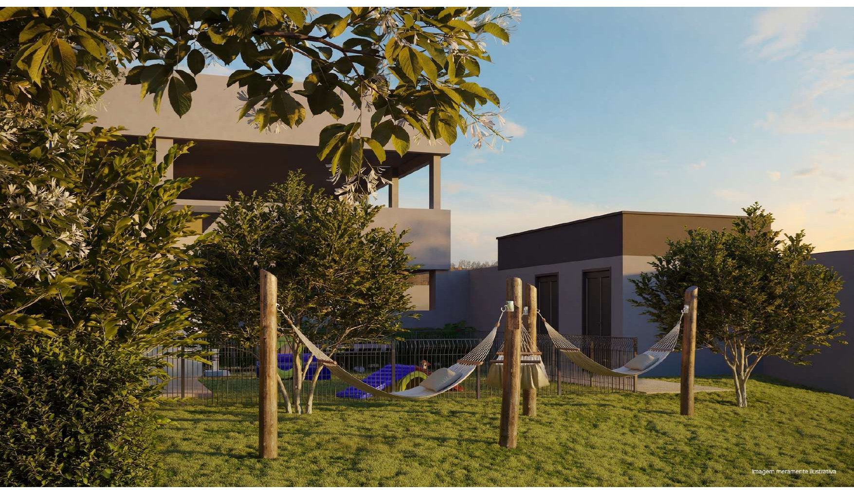 Playground e brinquedoteca ao ar livre